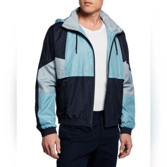 Vince Colorblock Track Jacket SZ M